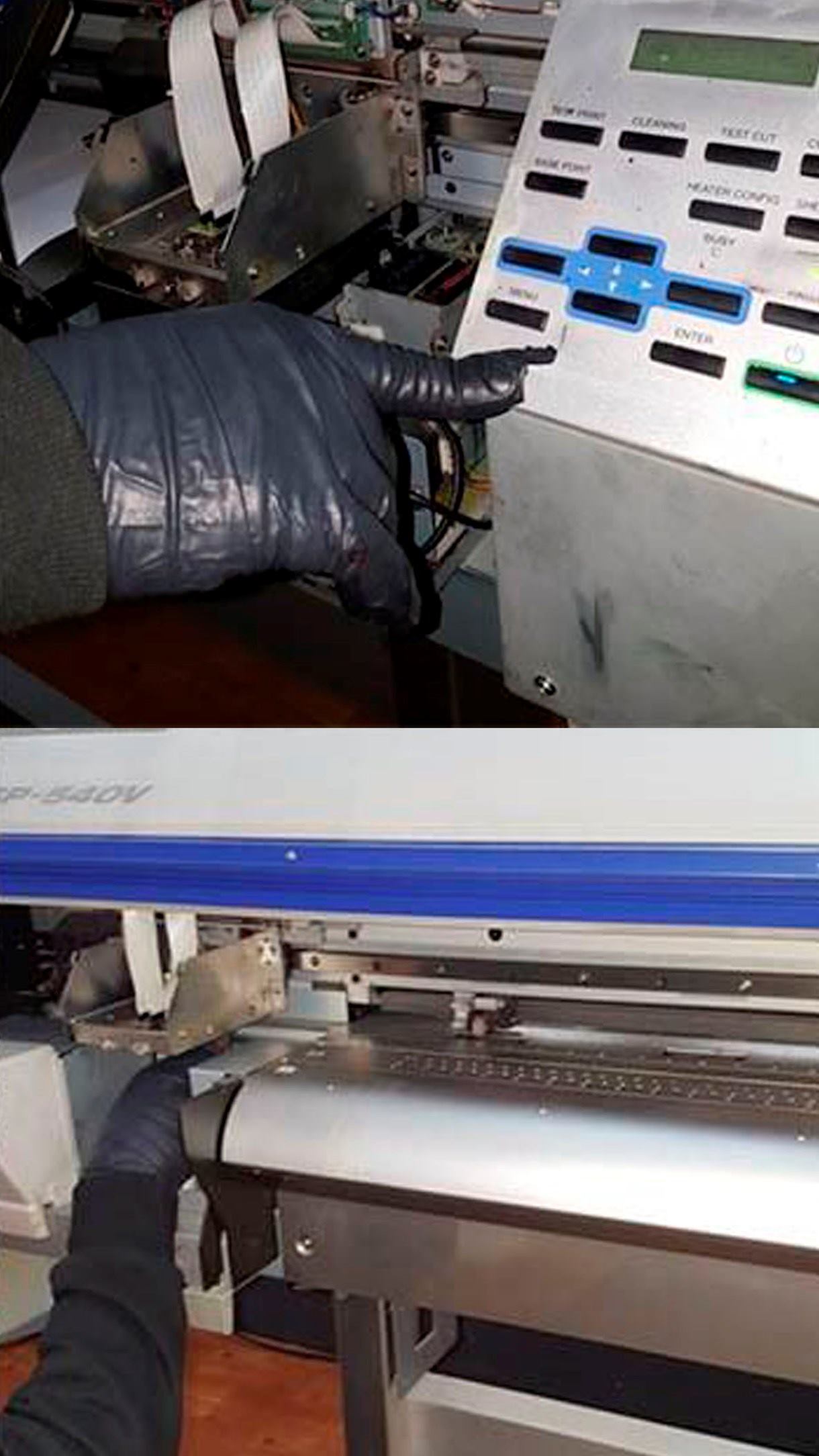 mantenimiento de maquina de plotter y  soporte técnico